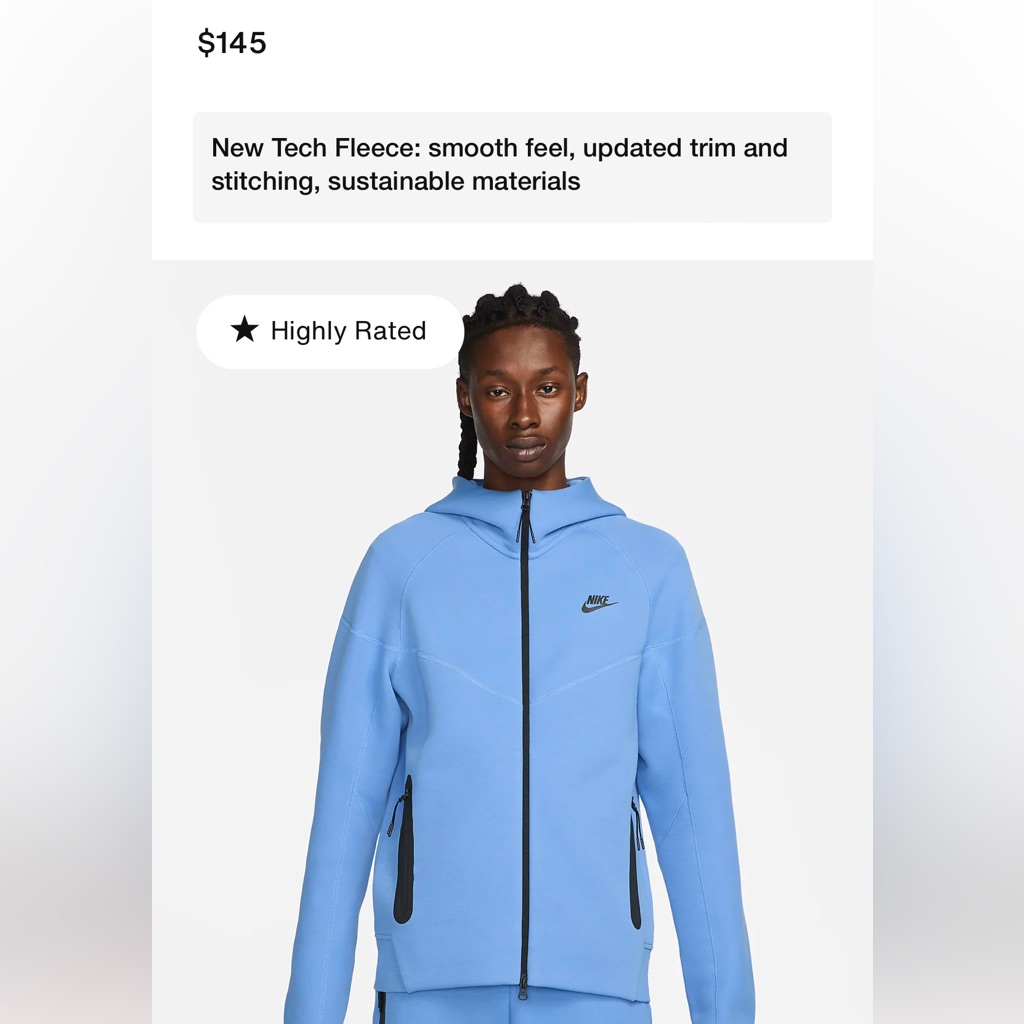 Brand New Nike High Tech Sweatshirt Size L Brand New Nike High Tech Sweatshirt Size L